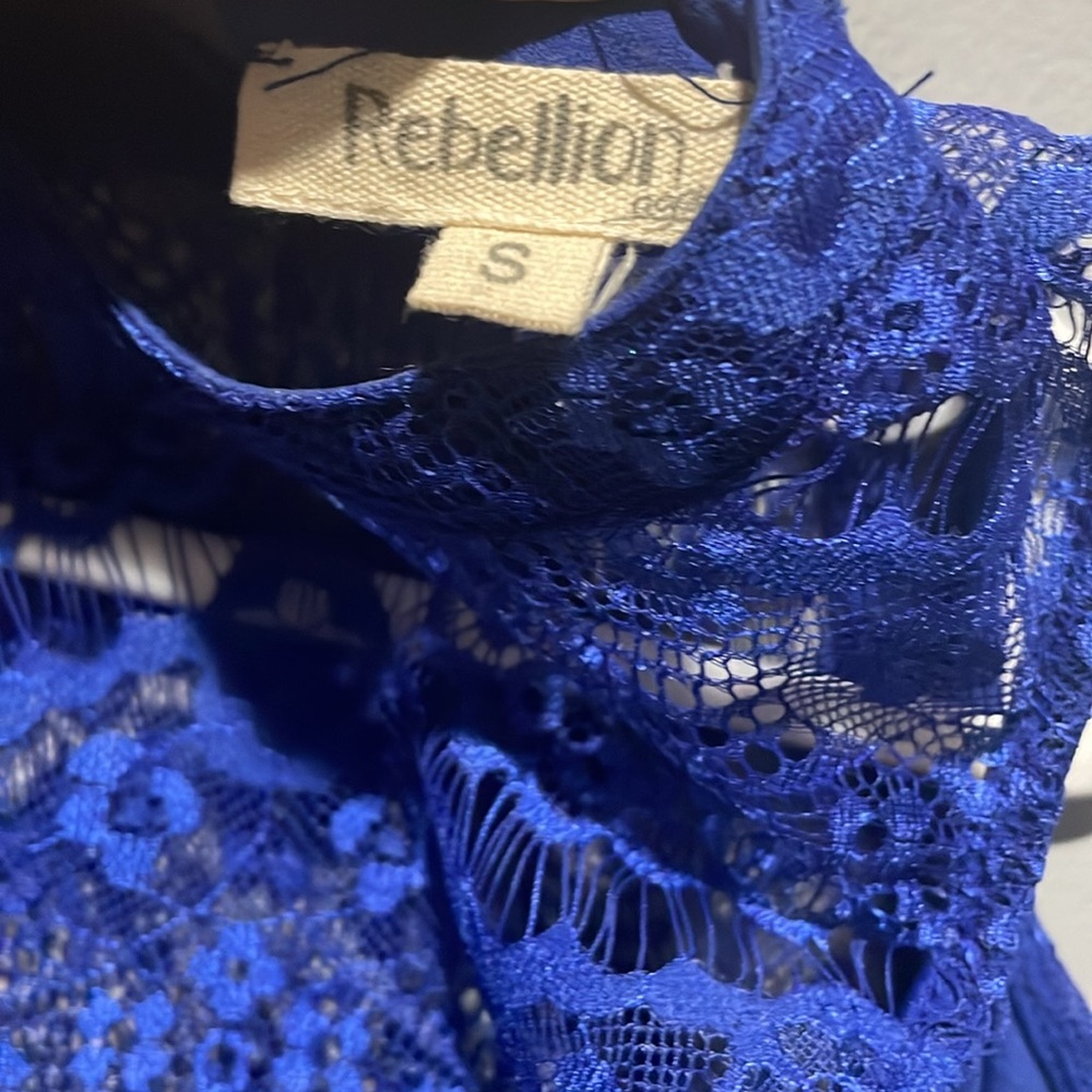Rebellion blue dress size small - Picture 4 of 4